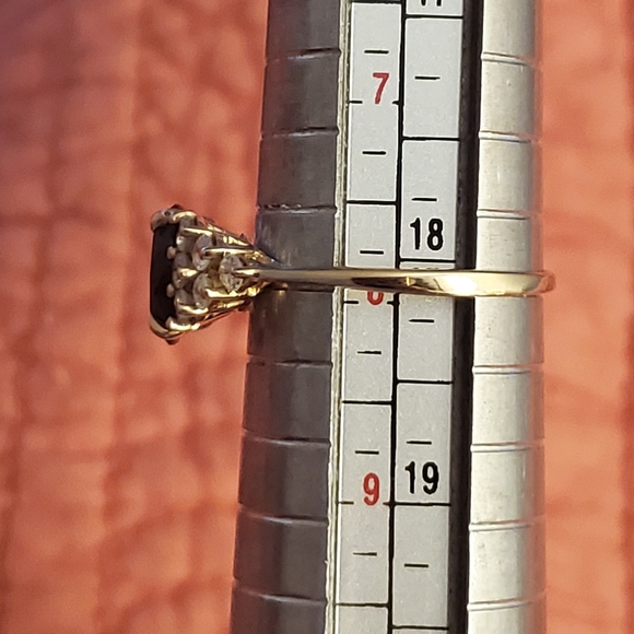 1OK yg black onyx cz ring - Picture 8 of 8